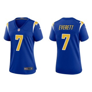 Women's Los Angeles Chargers Gerald Everett Royal Alternate Game Jersey