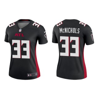 Women's Atlanta Falcons Jeremy McNichols Black Legend Jersey