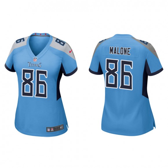 Women's Tennessee Titans Josh Malone Light Blue Game Jersey