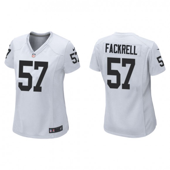 Women's Las Vegas Raiders Kyler Fackrell White Game Jersey