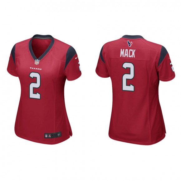 Women's Houston Texans Marlon Mack Red Game Jersey