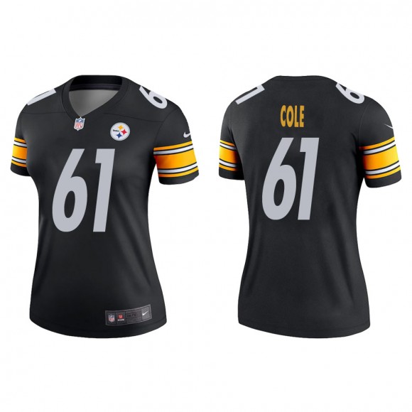 Women's Pittsburgh Steelers Mason Cole Black Legend Jersey