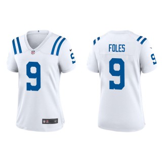 Women's Indianapolis Colts Nick Foles White Game Jersey