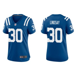 Women's Indianapolis Colts Phillip Lindsay Royal Game Jersey
