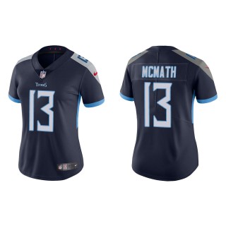 Women's Tennessee Titans Racey McMath Navy Vapor Limited Jersey