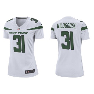 Women's New York Jets Rachad Wildgoose White Game Jersey