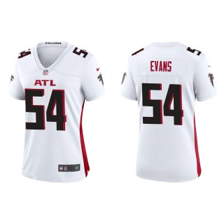 Women's Atlanta Falcons Rashaan Evans White Game Jersey