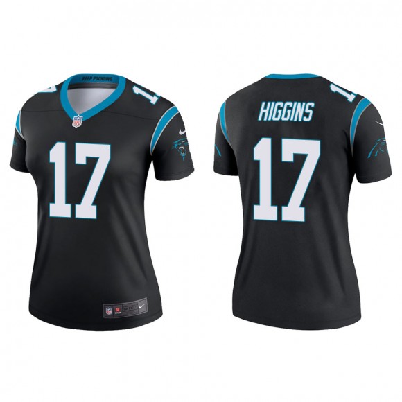 Women's Carolina Panthers Rashard Higgins Black Legend Jersey