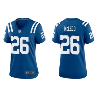 Women's Indianapolis Colts Rodney McLeod Royal Game Jersey