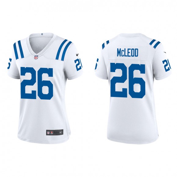 Women's Indianapolis Colts Rodney McLeod White Game Jersey