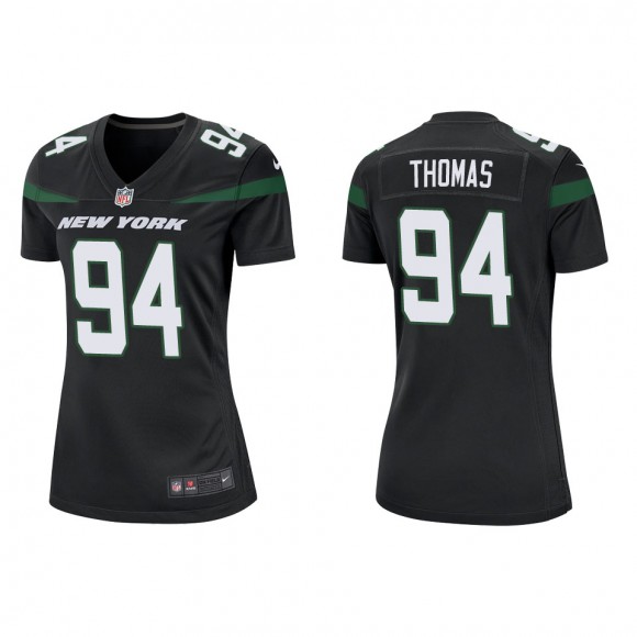 Women's New York Jets Solomon Thomas Black Game Jersey