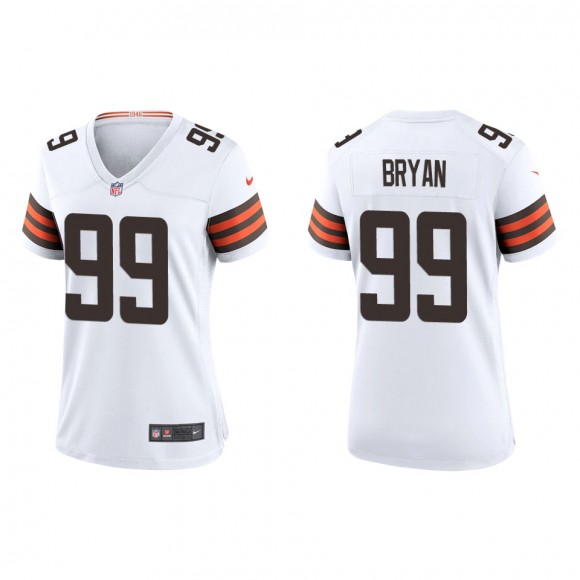 Women's Cleveland Browns Taven Bryan White Game Jersey