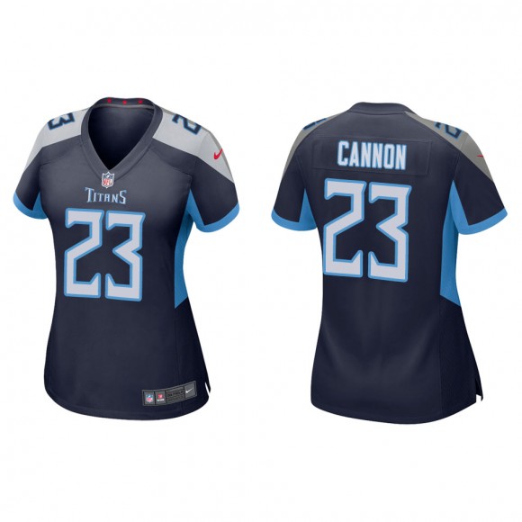 Women's Tennessee Titans Trenton Cannon Navy Game Jersey