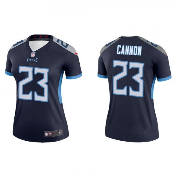 Women's Tennessee Titans Trenton Cannon Navy Legend Jersey