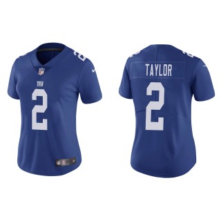 Women's New York Giants Tyrod Taylor Royal Vapor Limited Jersey