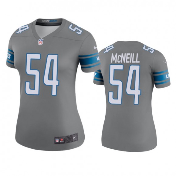 Detroit Lions Alim McNeill Steel Color Rush Legend Jersey - Women's