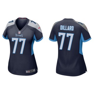 Women's Tennessee Titans Andre Dillard Navy Game Jersey
