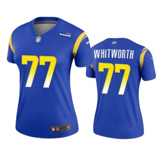 Los Angeles Rams Andrew Whitworth Royal Legend Jersey - Women's