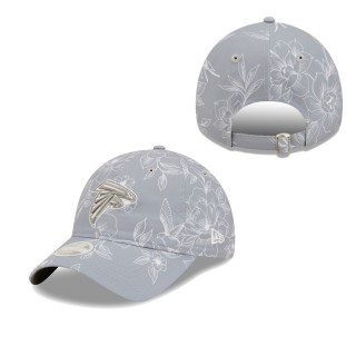Women's Atlanta Falcons Gray Botanic 9TWENTY Adjustable Hat