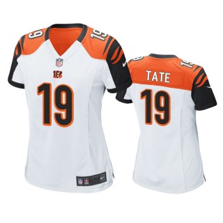 Women's Cincinnati Bengals Auden Tate White Game Jersey