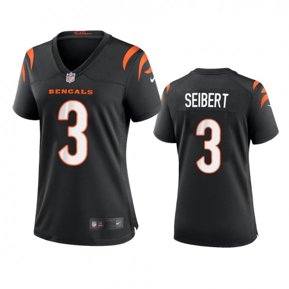 Women's Cincinnati Bengals Austin Seibert Black 2021 Game Jersey