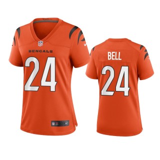 Women's Cincinnati Bengals Vonn Bell Orange 2021 Game Jersey