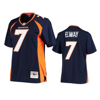 Women's Denver Broncos John Elway Navy Legacy Replica Jersey