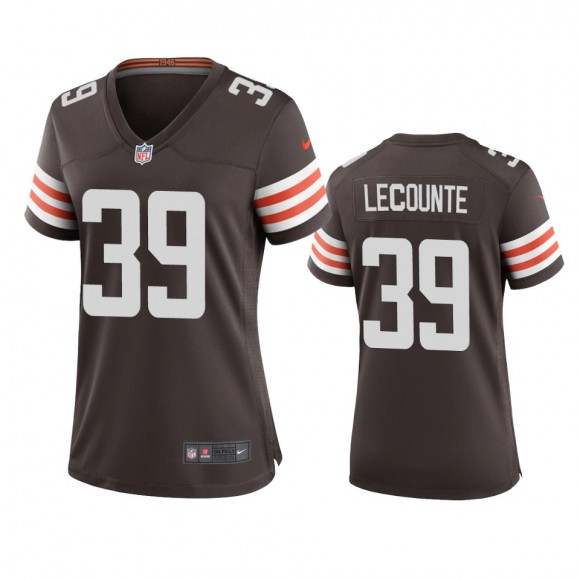 Women's Cleveland Browns Richard LeCounte Brown Game Jersey