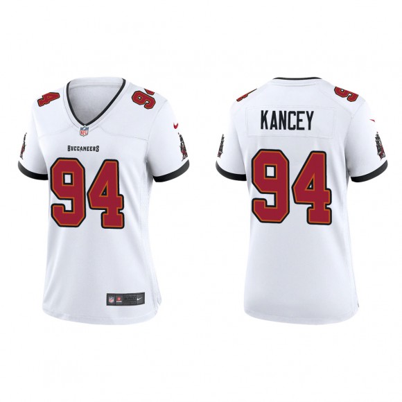 Women's Calijah Kancey White 2023 NFL Draft Game Jersey