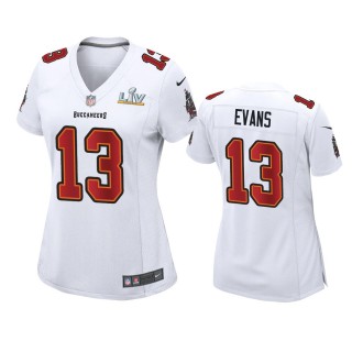 Women's Tampa Bay Buccaneers Mike Evans White Super Bowl LV Game Fashion Jersey