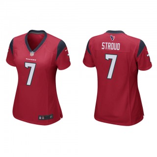 Women's C. J. Stroud Red 2023 NFL Draft Game Jersey