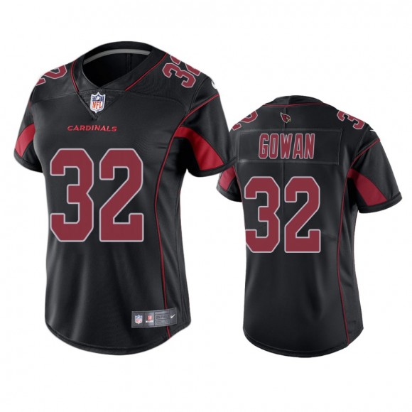 Women's Arizona Cardinals Tay Gowan Black Color Rush Limited Jersey