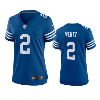 Women's Indianapolis Colts Carson Wentz Royal Alternate Game Jersey
