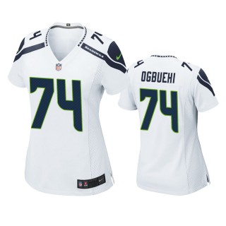 Women's Seattle Seahawks Cedric Ogbuehi White Game Jersey