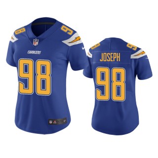 Women's Los Angeles Chargers Linval Joseph Royal Color Rush Limited Jersey