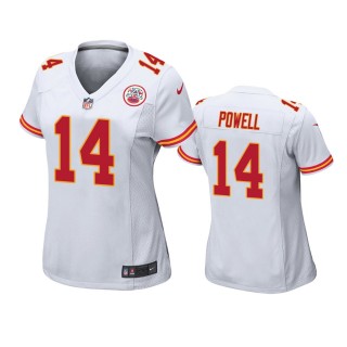 Women's Kansas City Chiefs Cornell Powell White Game Jersey