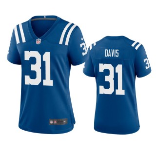 Women's Indianapolis Colts Shawn Davis Royal Game Jersey