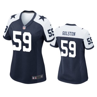 Women's Dallas Cowboys Chauncey Golston Navy Alternate Game Jersey