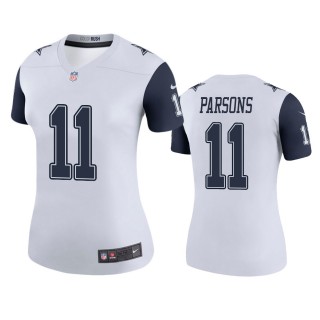 Dallas Cowboys Micah Parsons White Color Rush Legend Jersey - Women's