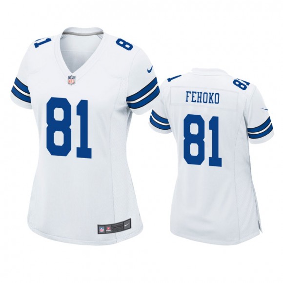 Women's Dallas Cowboys Simi Fehoko White Game Jersey