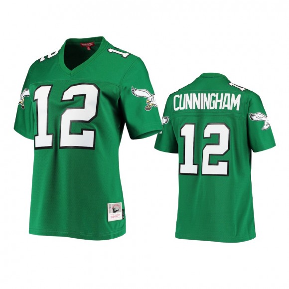 Women's Philadelphia Eagles Randall Cunningham Green Legacy Replica Jersey