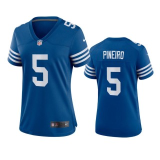 Women's Indianapolis Colts Eddy Pineiro Royal Alternate Game Jersey