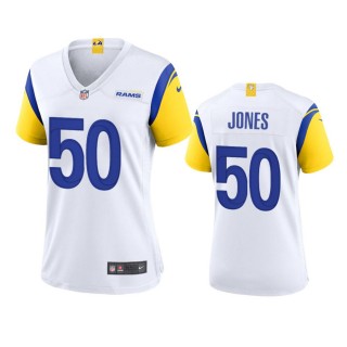 Women's Los Angeles Rams Ernest Jones White Alternate Game Jersey