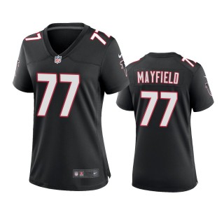 Women's Atlanta Falcons Jalen Mayfield Black Throwback Game Jersey