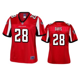 Atlanta Falcons Mike Davis Red Pro Line Jersey - Women's