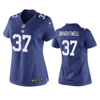 Women's New York Giants Gary Brightwell Royal Game Jersey