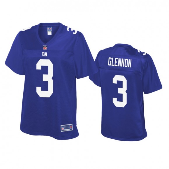 New York Giants Mike Glennon Royal Pro Line Jersey - Women's