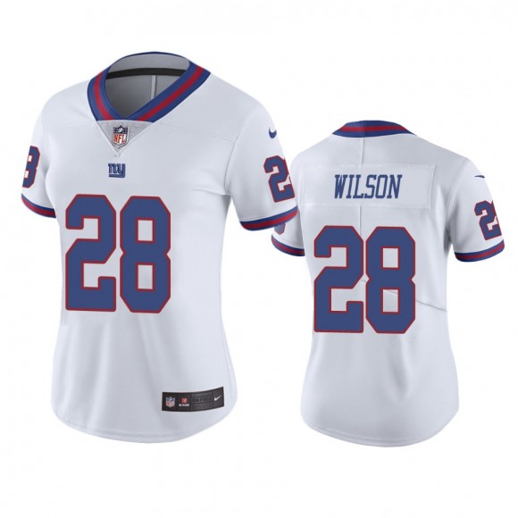 Women's New York Giants Quincy Wilson White Color Rush Limited Jersey