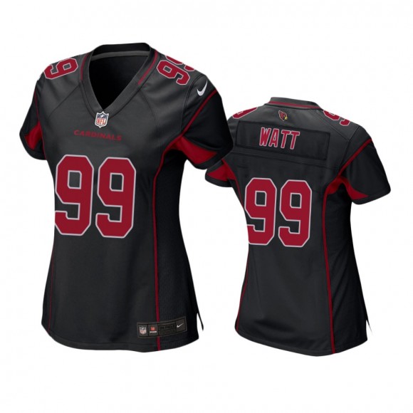 Women's Arizona Cardinals J.J. Watt Black Alternate Game Jersey