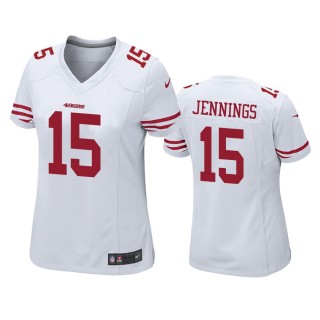 Women's San Francisco 49ers Jauan Jennings White Game Jersey